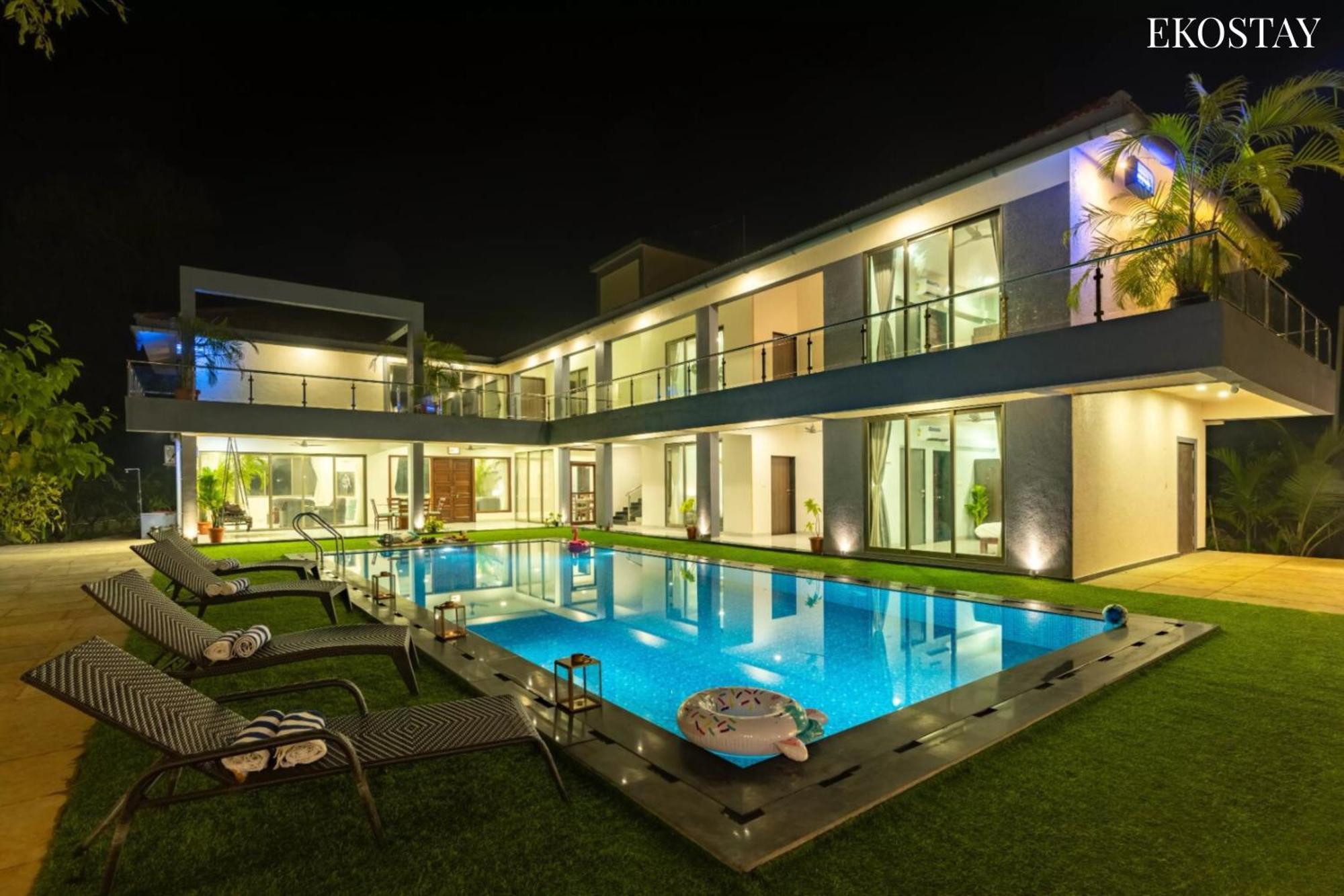 EKOSTAY -LUXE- Casa De Atlantis Alībāg Exterior foto